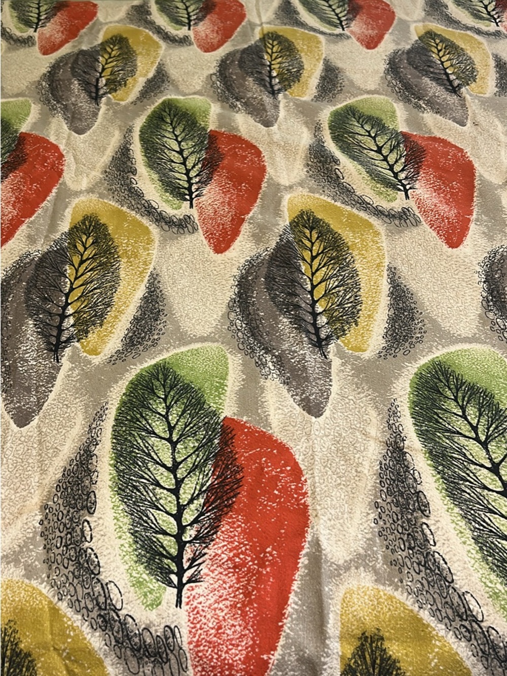 Mid century modern fabric Scandinavia